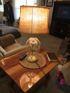 after living room table